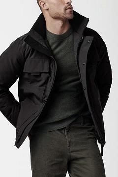 Chamarras Canada Goose Hombre Outlet - Forester Abrigos Negros DT2469351